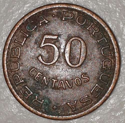 1957 - 50 CENTAVOS - MOCAMBIQUE - MOZAMBIQUE - (Bronze)